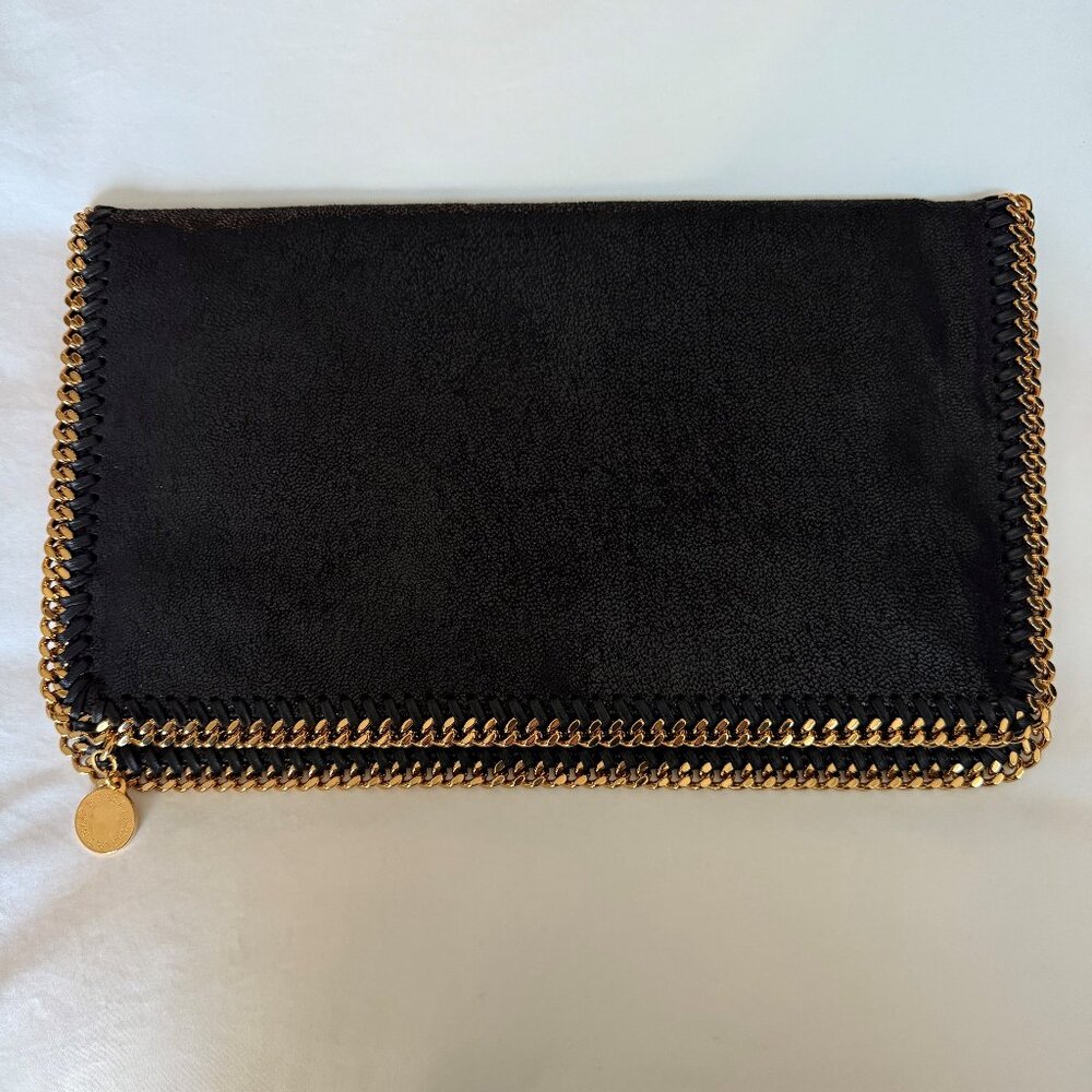 Stella McCartney - Falabella Large Black Clutch